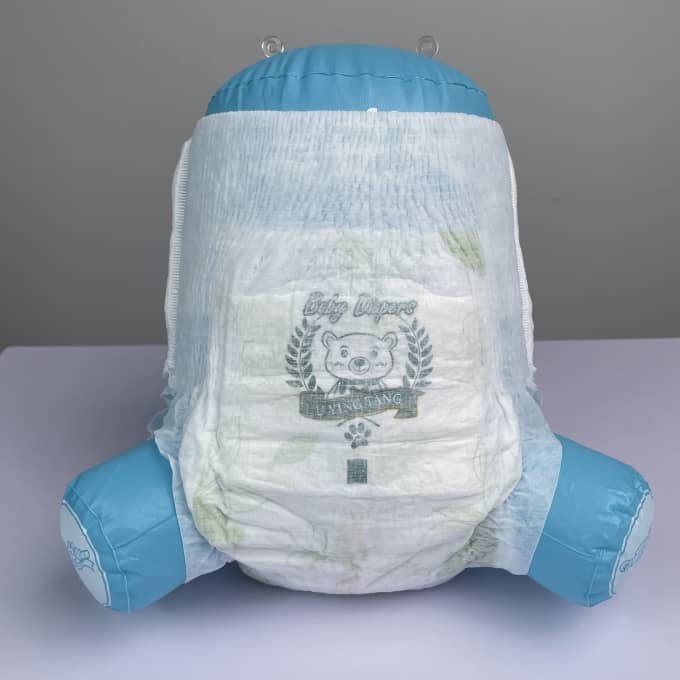 Pull-up diaper pants for toddlers with stretchy waist and side seams
