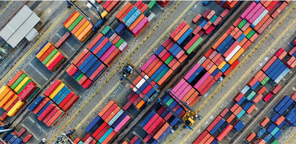 International diaper shipping process illustration – showing EXW, FOB, and CIF trade terms from China to global buyers
