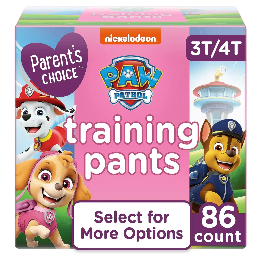 Parent’s Choice Training Pants displayed on a white background, showing soft waistband and toddler-friendly design